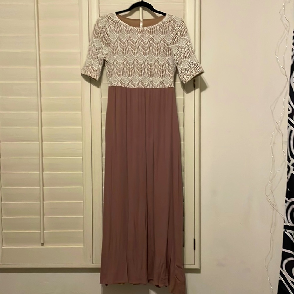 Maxi Dress with Lace by Journey Five